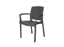 Стул пластиковый на металлокаркасе